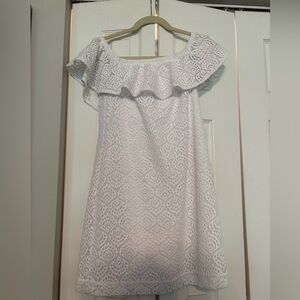 Lilly Pulitzer White Lace Dress